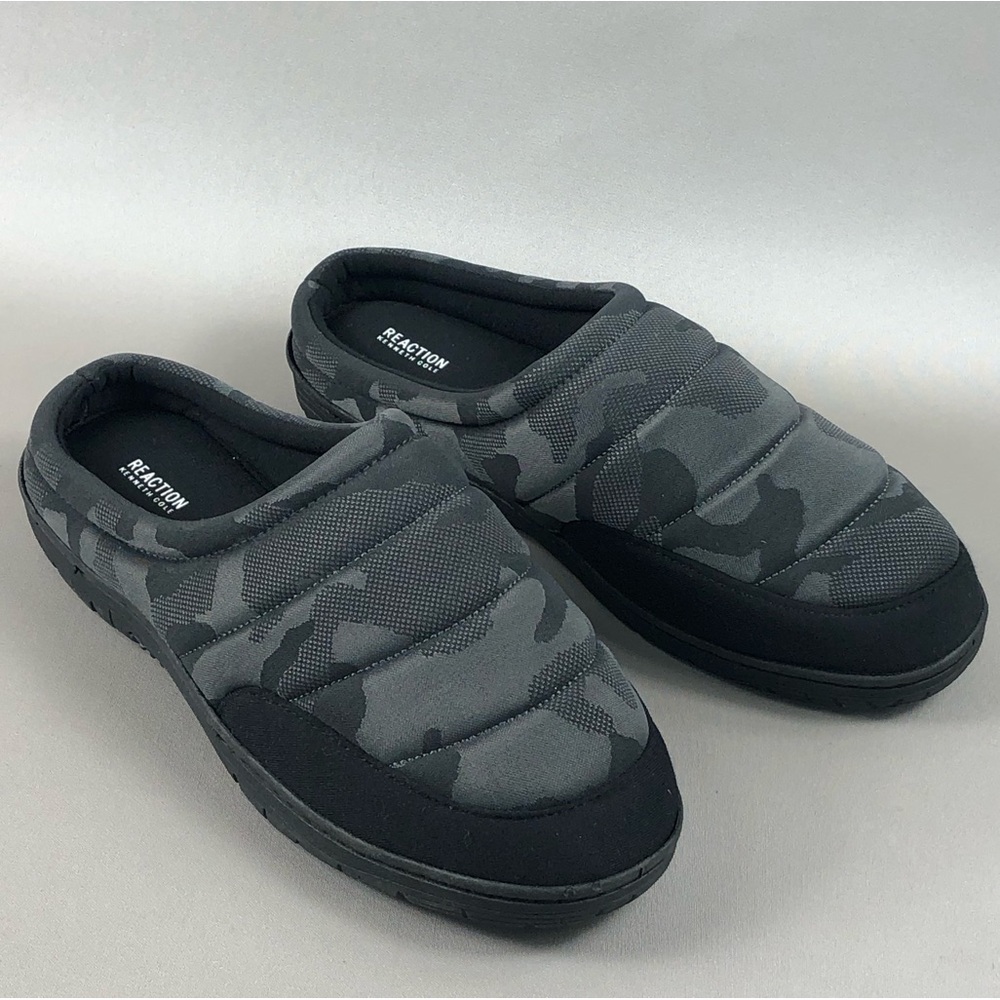 Kenneth Cole REACTION Men's Clog Slipper Memory Foam Indoor/Outdoor Sole Slipper